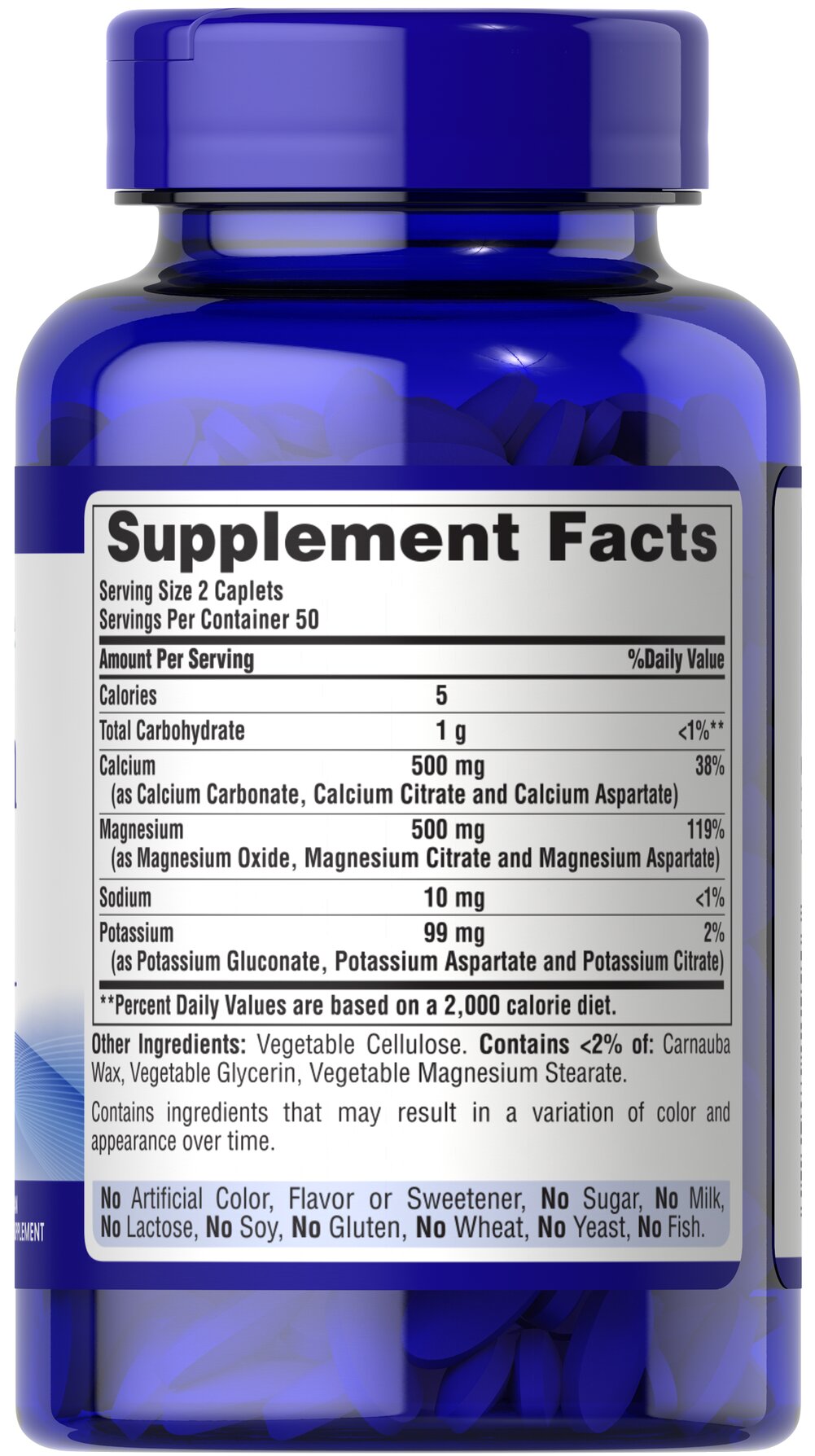 Calcio, Magnesio y Potasio