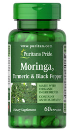 Moringa, Curcuma y Pimienta Negra