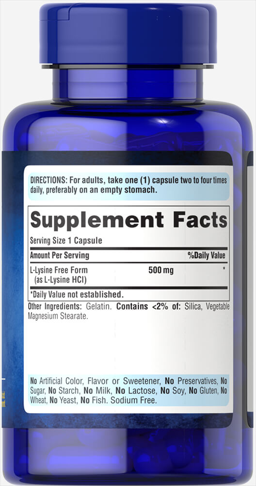 L-Lysina 500mg