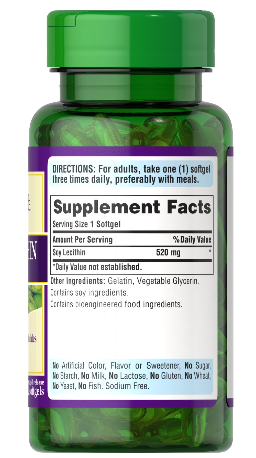 Lecitina de soja 520mg