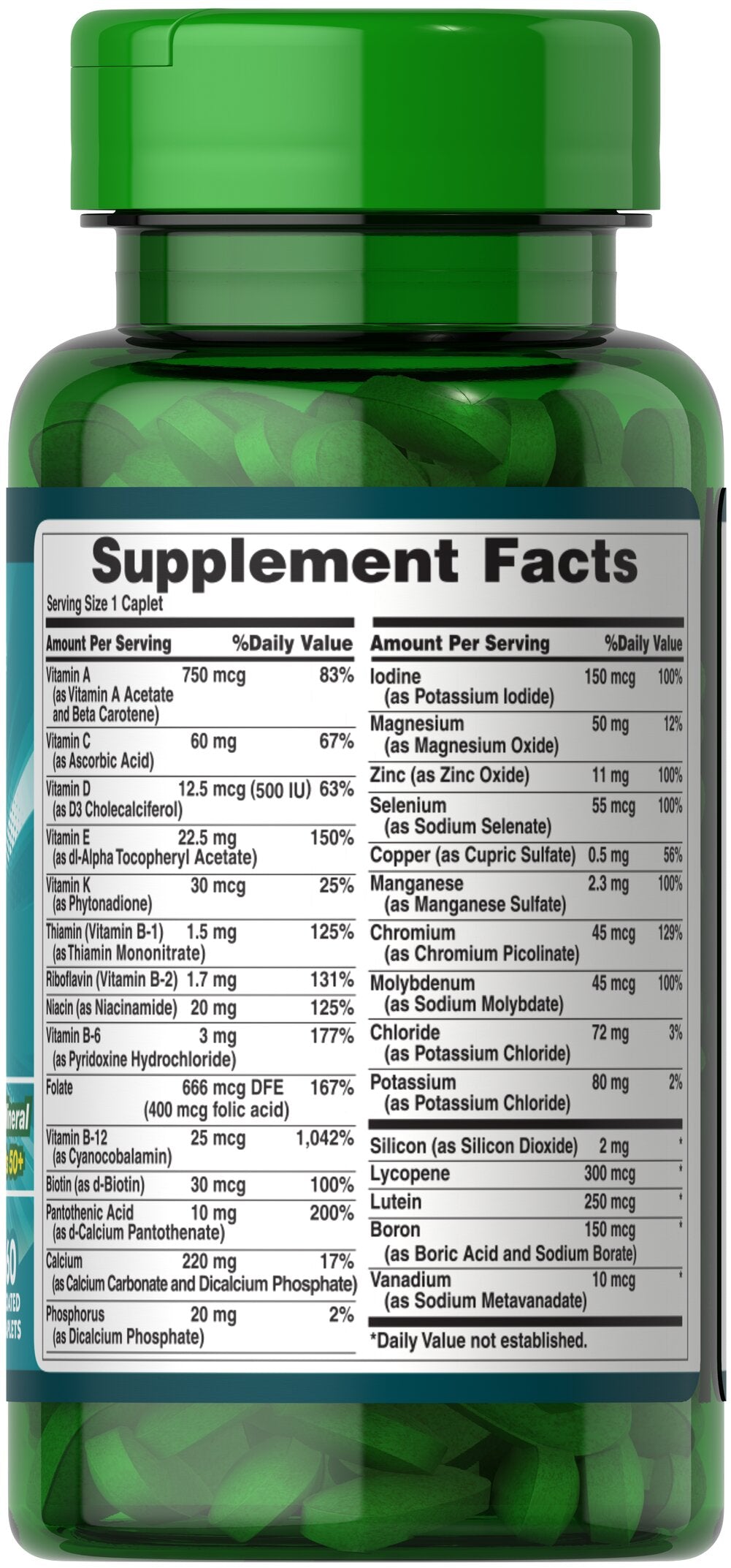 Multivitaminas y Multiminerales Unisex +50 años