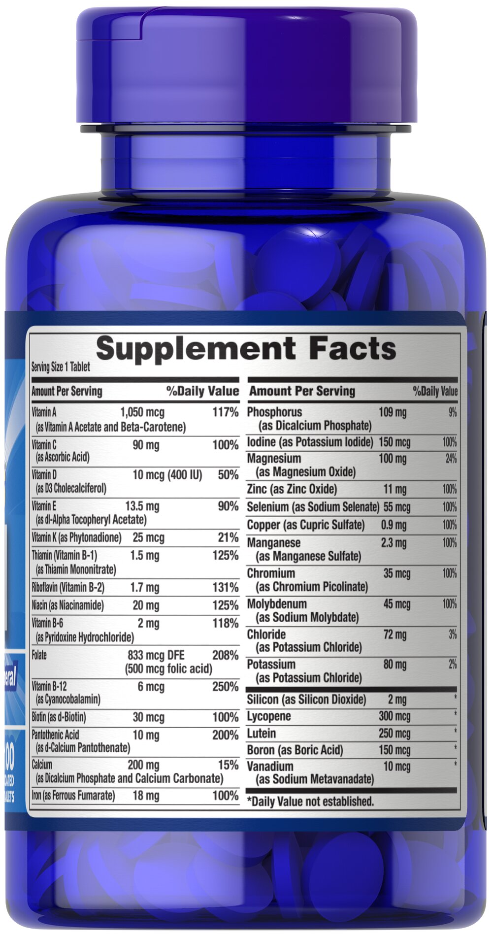 Multivitaminas y Multiminerales Unisex