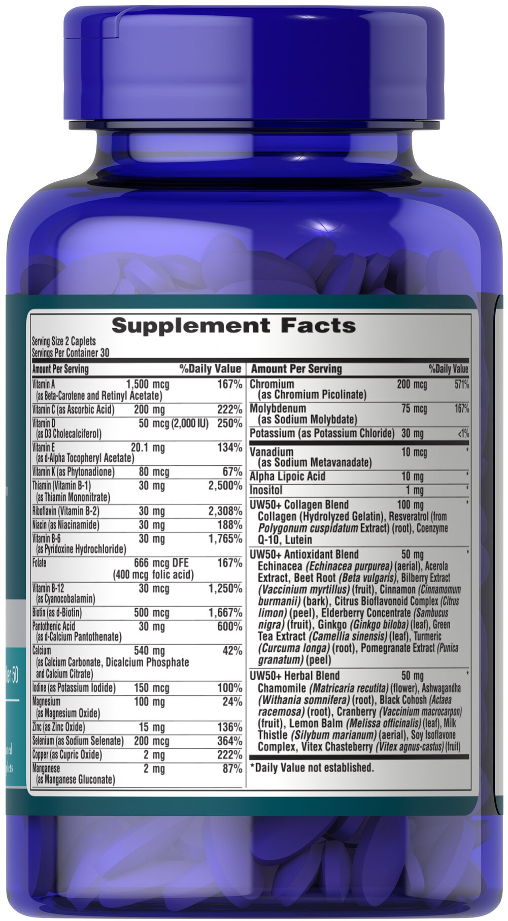 Multivitaminas Ultra Mujer +50 años