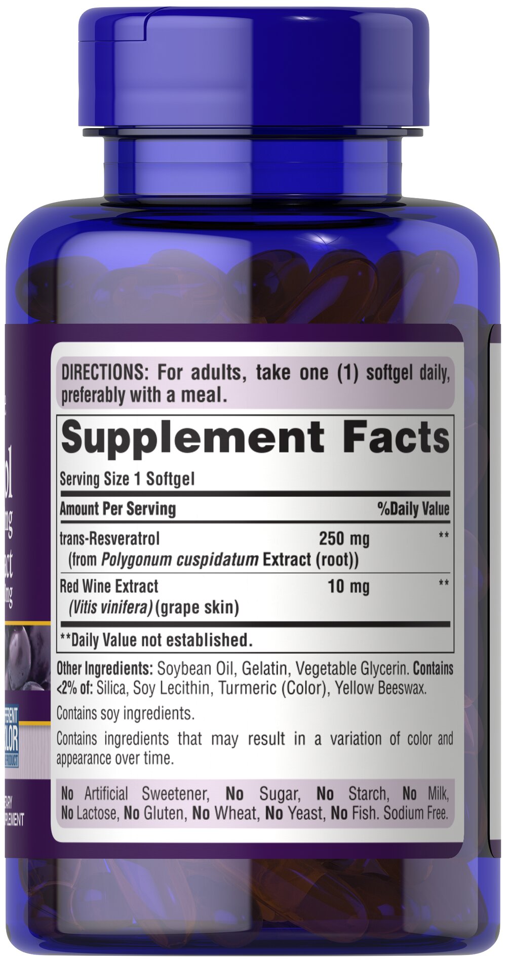 Resveratrol 250mg & Extracto de Vino Tinto