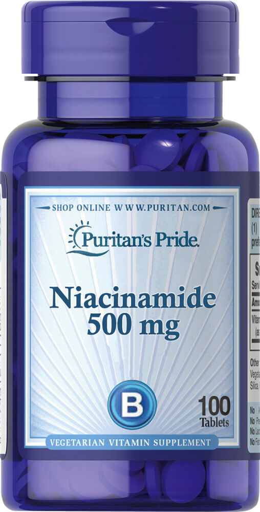 Vitamina B-3 Niacinamida 500mg
