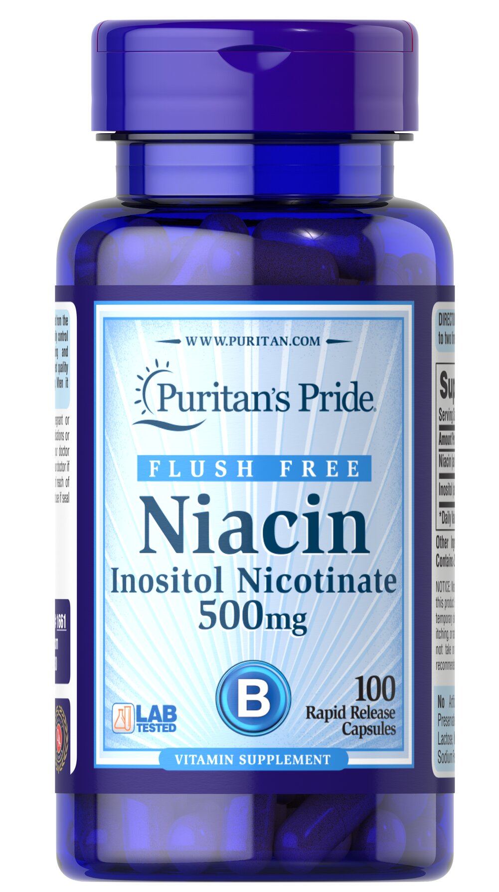Vitamina B-3 Inositol Nicotinato 500mg